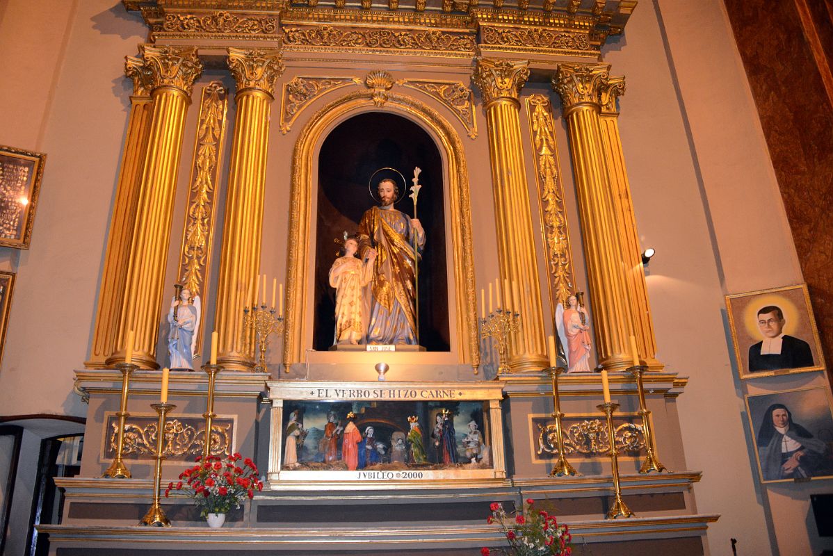 42 Statue Of San Jose St Joseph Holding Baby Jesus Hand In Salta Cathedral